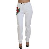 Dolce & Gabbana, Dames, Jeans, Wit, Maat: 2XS Katoen,