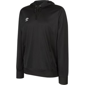 Umbro Kinder/Kids Club Essential Polyester Trekkoord Hoodie (Zwart)