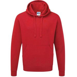 Russell Heren Authentieke Hooded Sweatshirt / Hoodie (Klassiek rood)