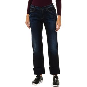 Dames - 6Y5J11-5D2UZ - Jeans - Donkerblauw - 99% Katoen, 1% Elastaan