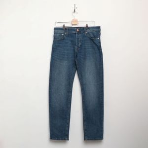 Jack Jones Mike Original Slimfit Jeans Voor Heren, Blauw - Maat 32 Lang