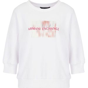 Armani Exchange Dames/Dames Sweatshirt met ronde hals (Wit)