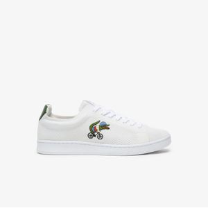 Men's Lacoste Carnaby Piquee Shoes in White Green
