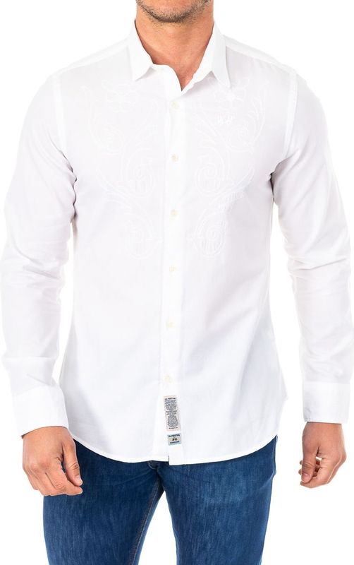 La Martina - Overhemden - Wit - Lange Mouwen - Moderne Stijl