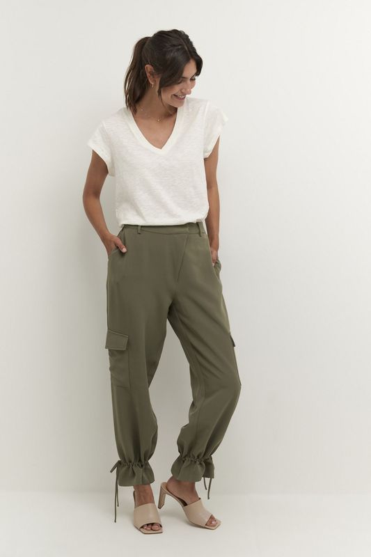 CULTURE - Biana - T-shirt - Offwhite