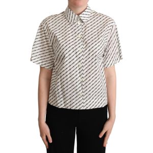 Dolce & Gabbana - Poloshirt - Zwart/Wit - Korte Mouwen - Dotted Design
