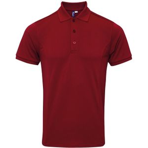 Premier Heren Coolchecker Plus Pique Polo Met CoolPlus (Bourgondië)
