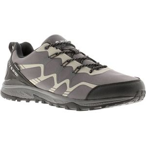 Men's Hi-Tec Stinger Waterproof Running Shoes In Charcoal - Maat 44