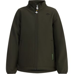 Schmuddelwedda Softshelljack - gerecycled materiaal Meisje donkere olijf
