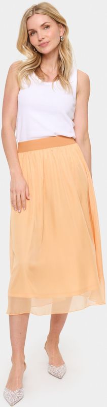 Saint Tropez - Coral SZ - Midi-rok - Beige - A-lijn