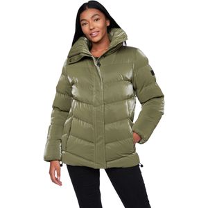 Crosshatch Dames/Dames Cassandra jasje (Olijf)