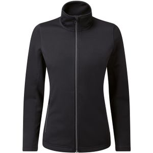 Premier Dames/Dames Geverfd Sweat Jasje (Zwart)
