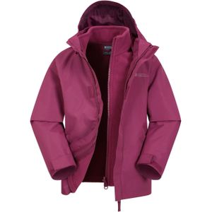Mountain Warehouse Kinder/Kinder Fell 3 in 1 Waterafstotend Jasje (Druif)