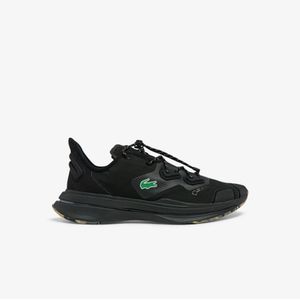 Lacoste Run Spin Ultra herentrainers in zwart