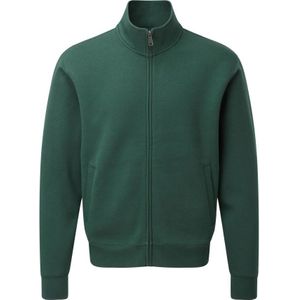 Russell Heren Authentic Full Zip Jacket (Fles Groen) - Maat XL