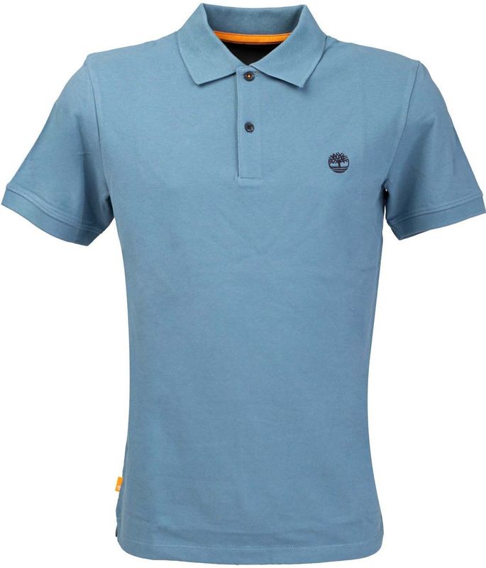 Timberland - Stretch Poloshirt - Blauw - Heren