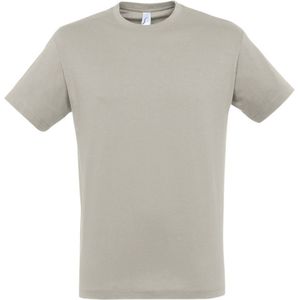 SOLS Heren Regent T-Shirt met korte mouwen (Lichtgrijs)