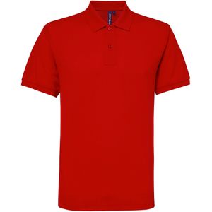 Asquith & Fox Heren Poloshirt met korte mouwen Prestatiemengsel (Rood)