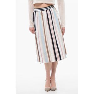 Bayadere-patroon SCULLY midi-rok in veelkleurig