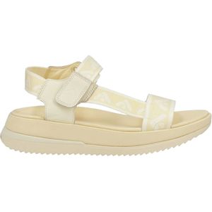 FitFlop Dames/Dames Surff Leren Detailing Rugband Sandalen (Geel)