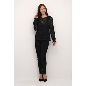 Blouse met lange mouwen black
