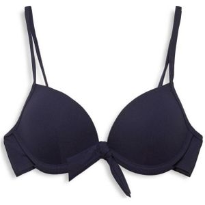 ESPRIT Women Beach Niet-voorgevormde Beugel Bikinitop Donkerblauw - Maat 90C