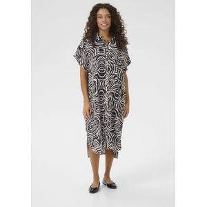 Jurk Oversize fit black multi