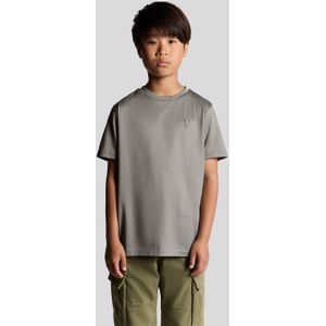 Lyle & Scott - T-shirt - Grijs - Katoen - Jongens