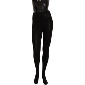 Dolce & Gabbana Zwarte wollen stretch panty kousen voor dames