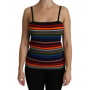 Dolce & Gabbana, Dames, Tops, Veelkleurig, Maat: 3XS Katoen,