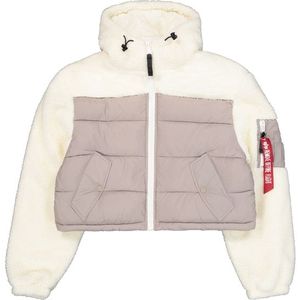Alpha Industries - Teddy Puffer - Winterjack - Dames - Kleur: Zwart