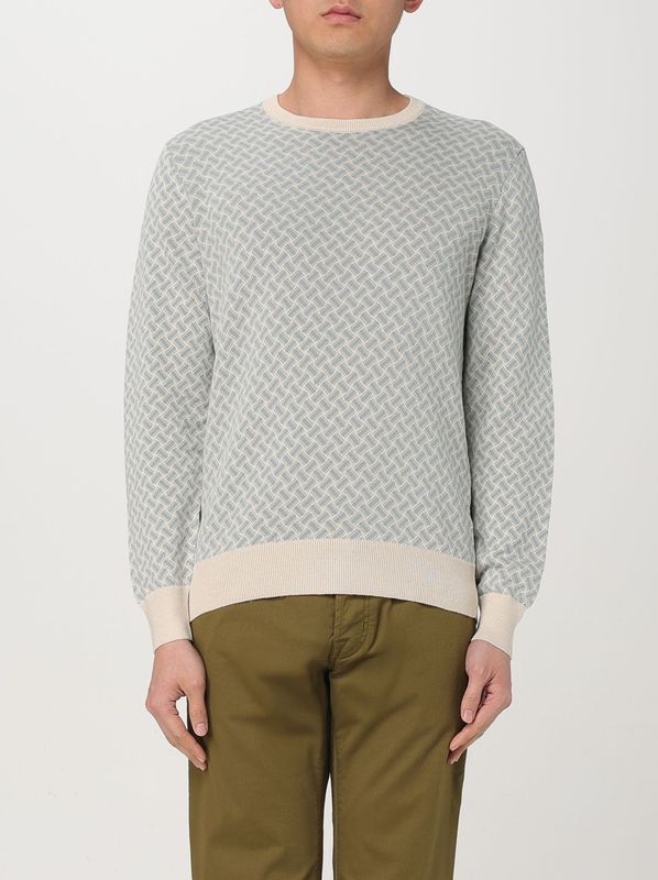 Geometric Pattern Gebreide Rundhalstrui