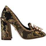Dolce & Gabbana - Veelkleurig - Hoge Hak Pumps - Elegante Brokaat