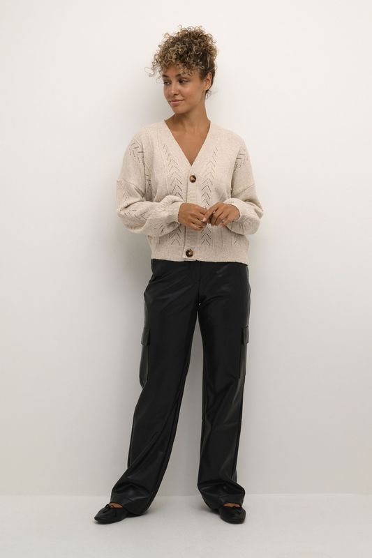 Cream - CR Holiday - Gebreid Vest - Nude