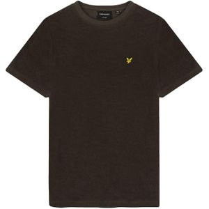 Lyle & Scott Badstof T-shirt voor kinderen (Olijf)