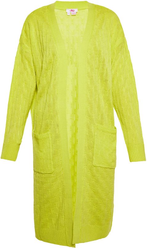 myMo - Vest - Kalk - Kabelgebreid - Tweewegritssluiting