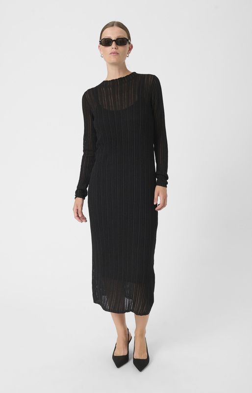 Jurk SLLaisa Jurk A-shape black