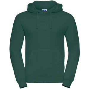 Russell Effen Heren Hoodie (Fles groen)
