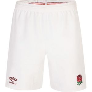 Umbro Heren 23/24 Engeland Rugby Replica Thuisshort (Wit) - Maat 3XL