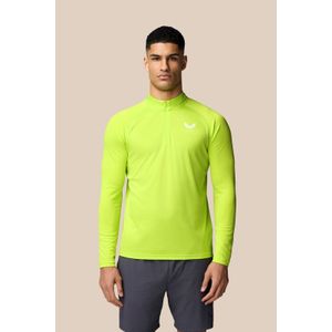 Castore Adapt 1/4 Zip Top Polyester Heren Groene Actieve T-Shirts