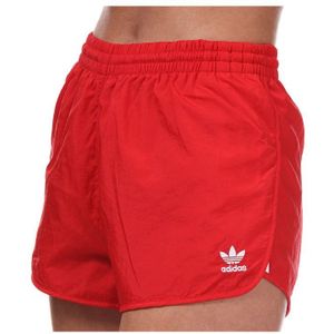 Women's Adidas Originals Adicolor Classics 3-Stripes Shorts In Red - Maat 40