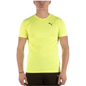 Puma Run Cloudspun Geel T-Shirt - Maat S