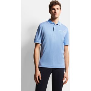 Bugatti Herren Poloshirt met contrasterende strepen