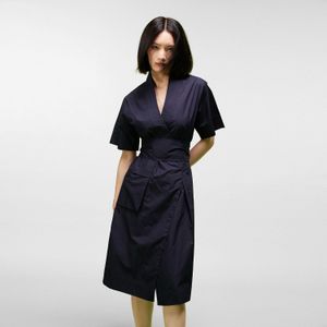 Katoenen kimono wrap jurk