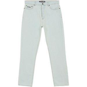 Iuter - Regelmatige Denimjeans - Wit - Vijf zakken - Knoopsluiting