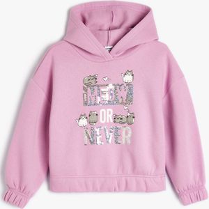 Koton SWEATSHIRTS Capuchon kraag Band Gedetailleerd Sweatshirt