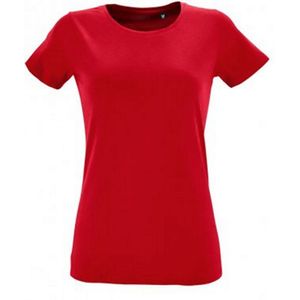 SOLS Dames/dames Regent Fit T-Shirt met korte mouwen (Rood)