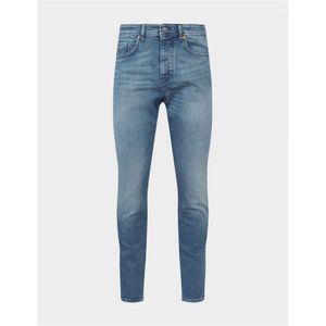 Men's Hugo Boss Taber Tapered-Fit Jeans In Blue - Maat 31 Normaal