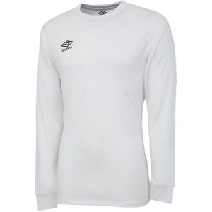 Umbro Heren Club Jersey met lange mouwen (Wit)