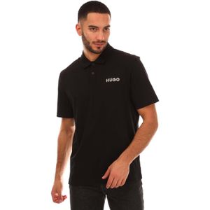 Hugo Heren Drocholo Poloshirt (Zwart)